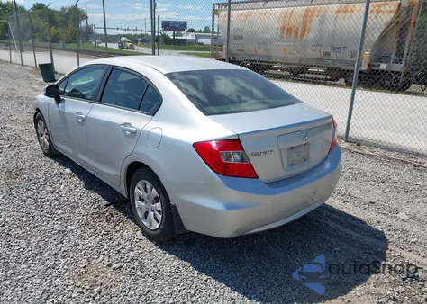 2012 Honda Civic Lx from USA, damaged, VIN 2HGFB2F50CH300433